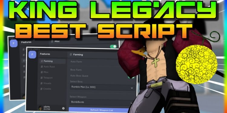 Script King Legacy Pastebin