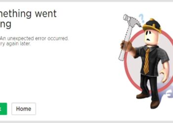 Something Went Wrong with roblox