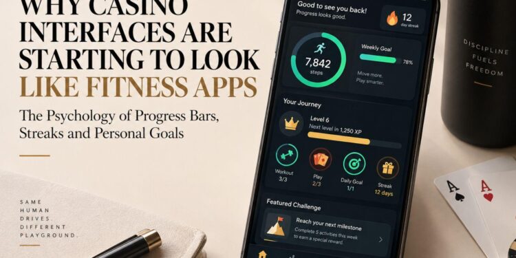 Why Casino Interfaces Are Starting to Look Like Fitness Apps: The Psychology of
Progress Bars, Streaks and Personal Goals
